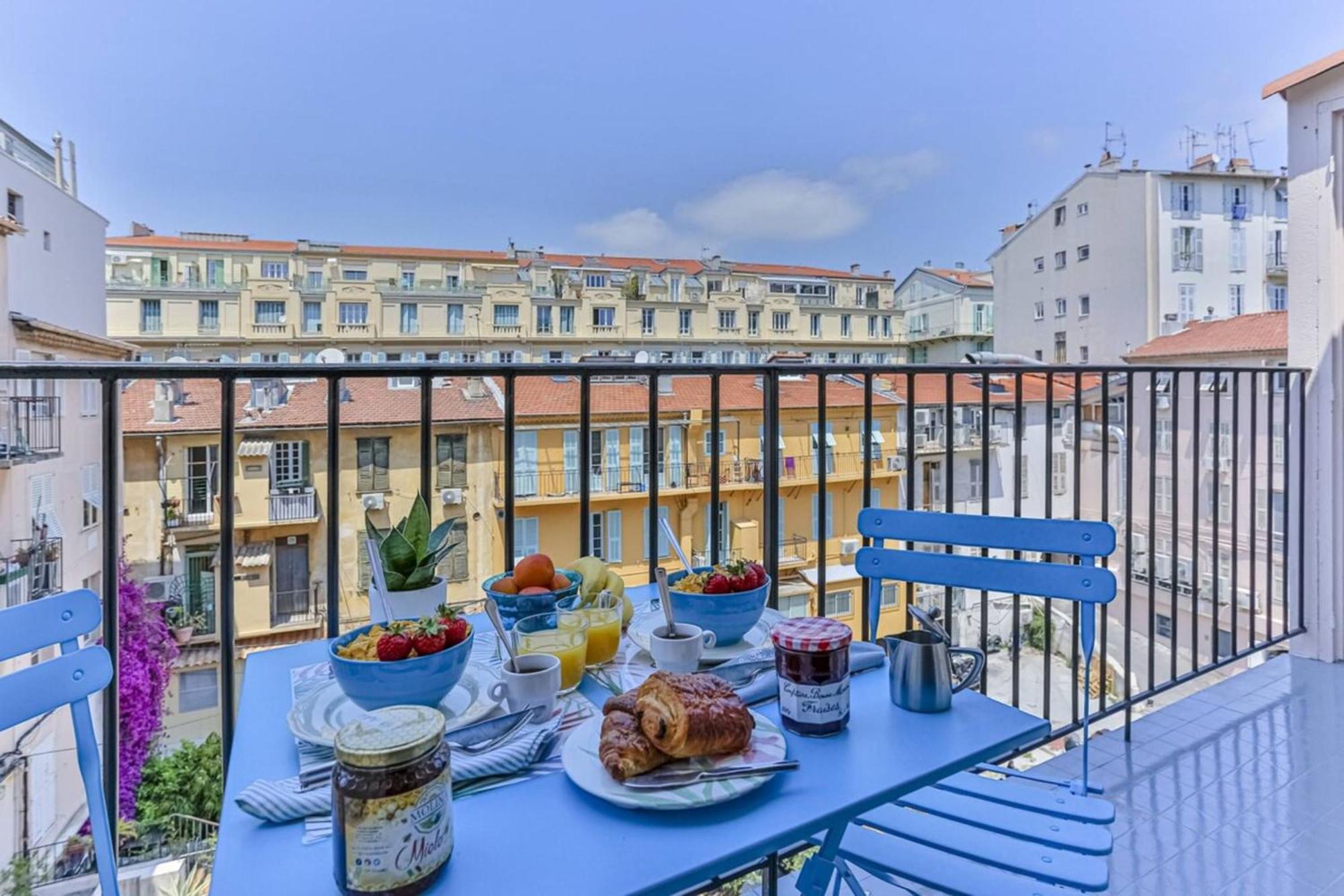 Massena Cours - Terrasse - Zone Pietonne Leilighet Nice Eksteriør bilde